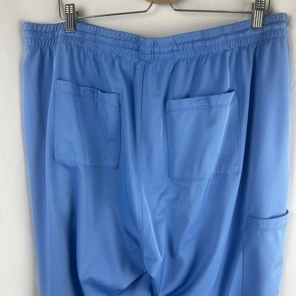 HH Works Healing Hands Scrub Pants Men XL Ceil Blue Style 9590 Ryan Straight - Picture 7 of 9